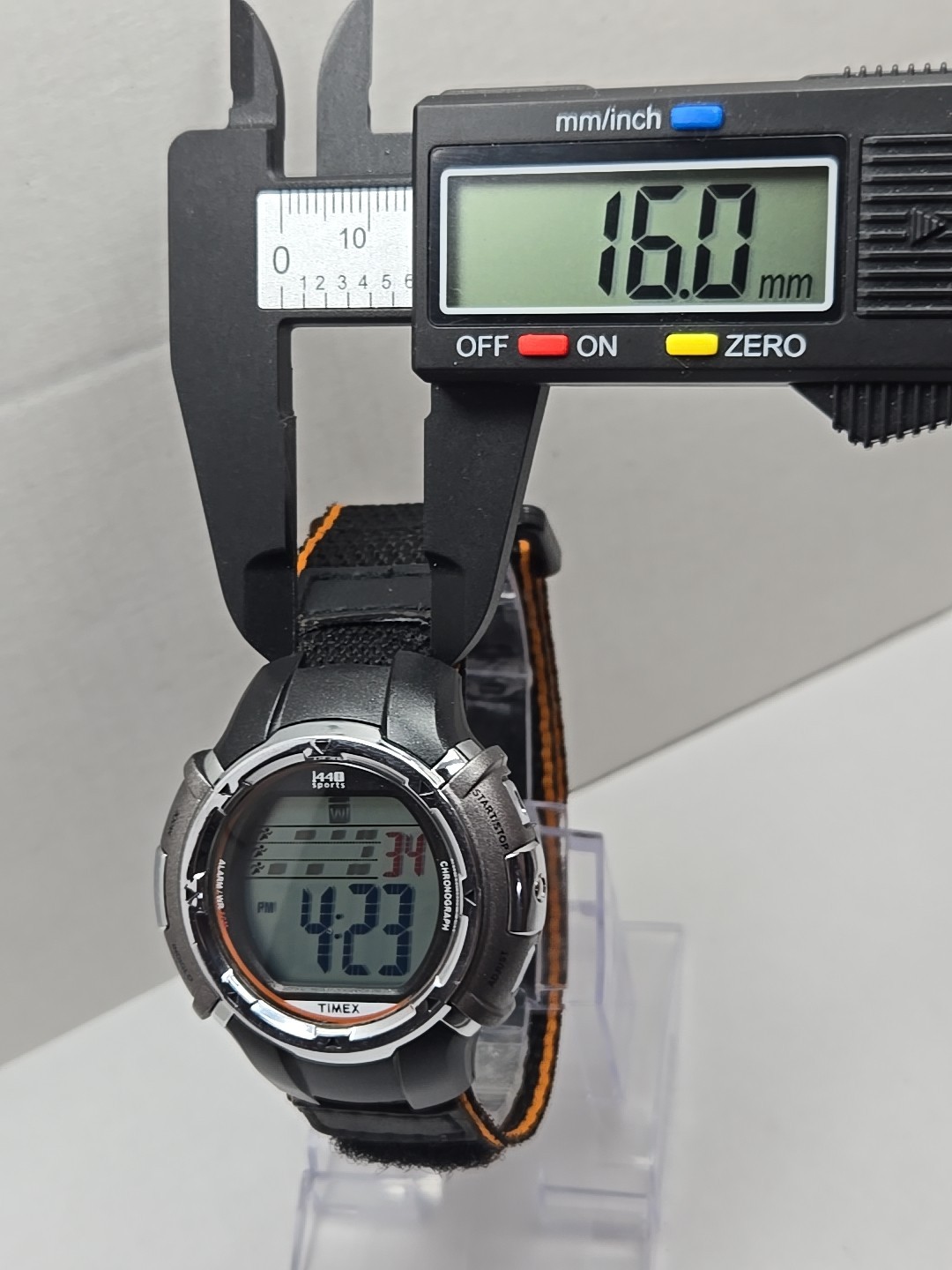 Timex 1440 Sports Digital Indiglo Alarm Chrono Watch 50M WR New Battery Mens