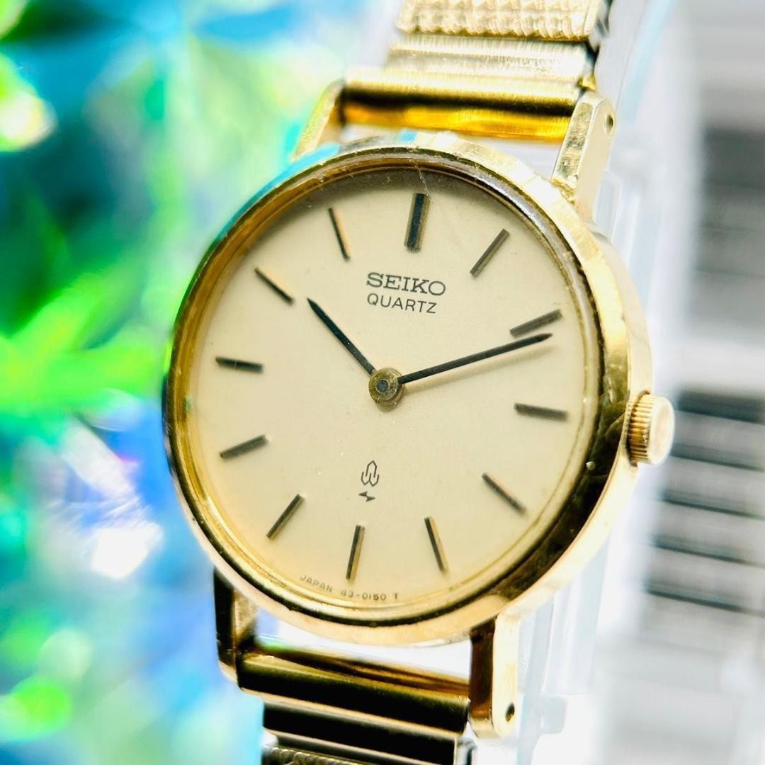 SEIKO 430070 Quartz Watch Ladies Vintage Timepiece Genuine Authentic