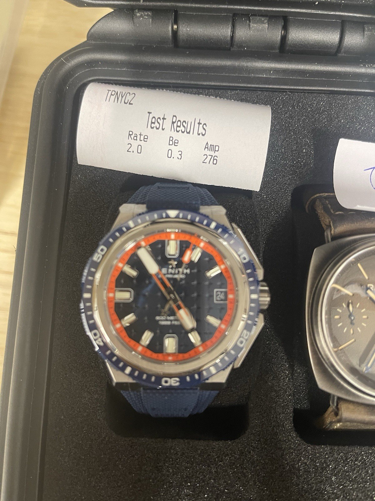 Zenith 95.9601.3620/51.I301 Defy Extreme 43mm Blue