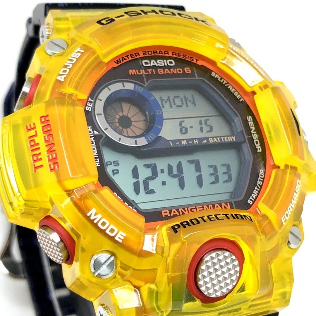 G-Shock GW 9403KJ 9 RANGEMAN EARTHWATCH collaboration Salpa Yellow Blue Skeleton