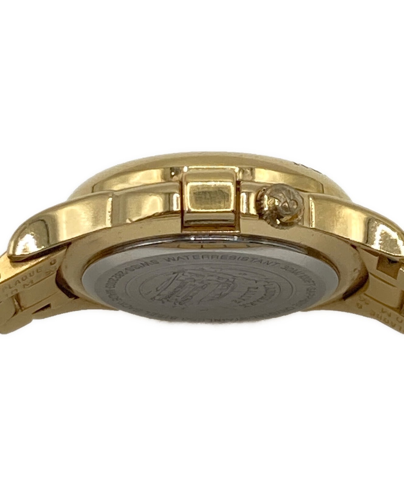 REVUE THOMMEN 30M/100FT Ladies Watch Quartz Analog Round Gold White DATE