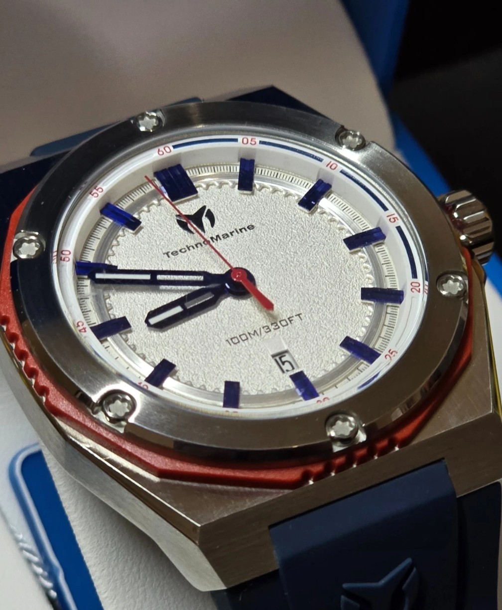 TechnoMarine Coral Legacy Men’s Watch – 45mm, Blue (TM-416091)