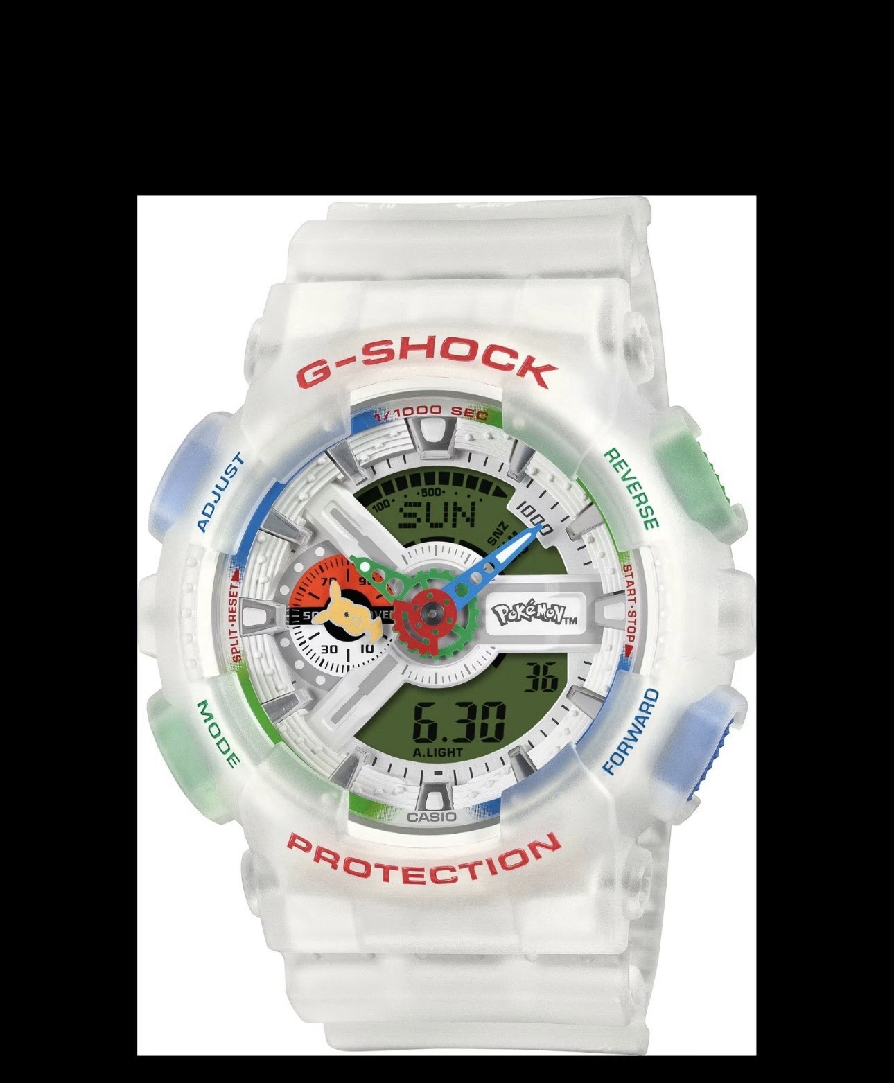 CASIO Pokémon x G-SHOCK GA-110PKM-7A Pokémon Collaboration Model IN HAND