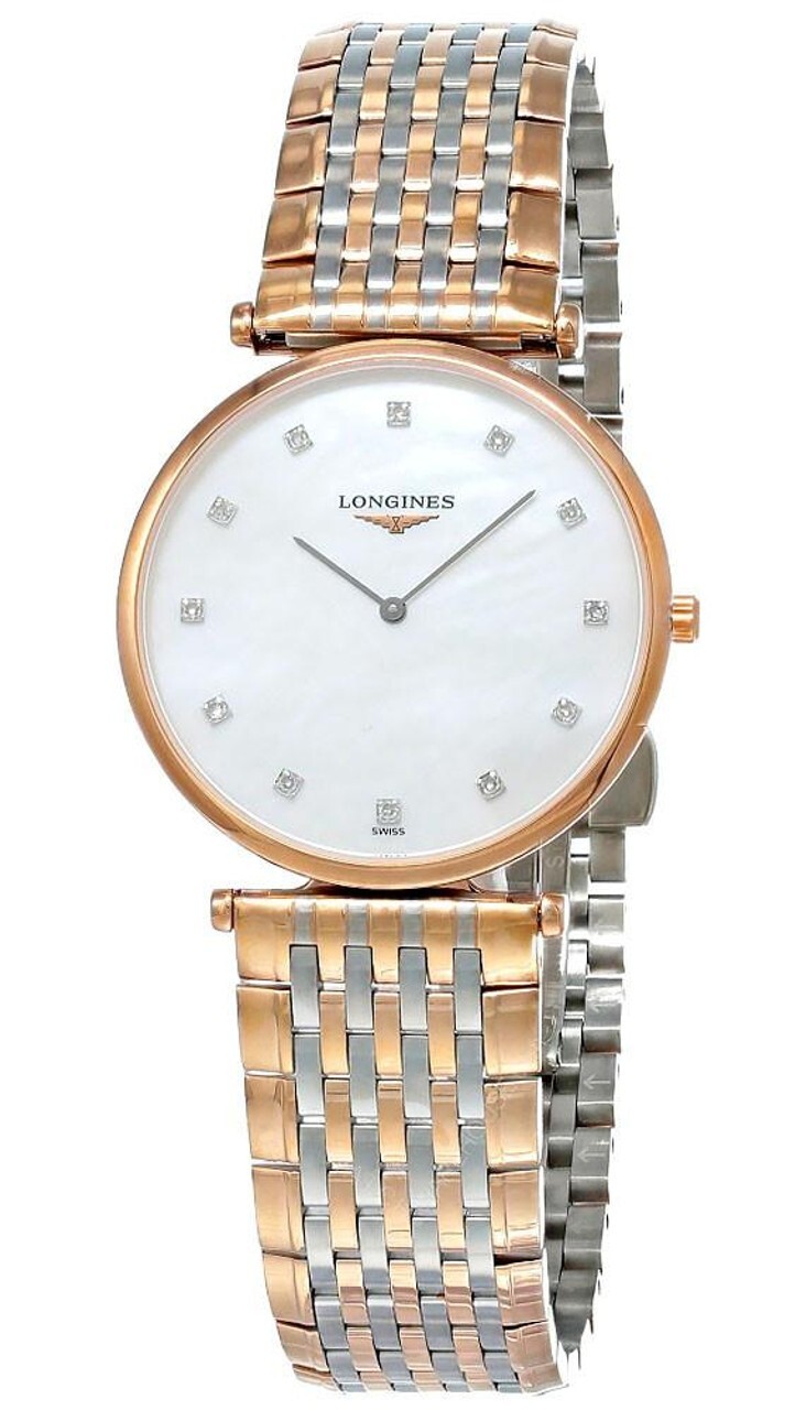 LONGINES La Grande Classique 33MM 12 Diamond MOP Unisex Watch L4.709.1.88.7