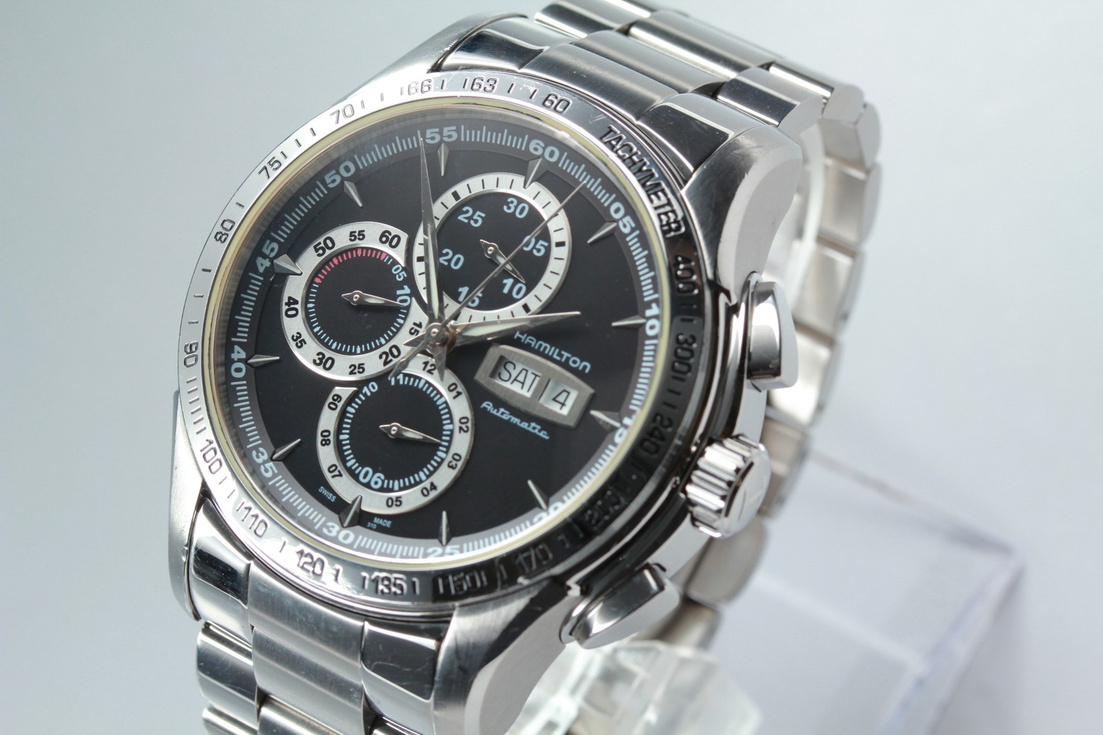 Hamilton Jazzmaster Road Racing H328160 Chronograph AT Mens Watch (17.5cm Wrist)