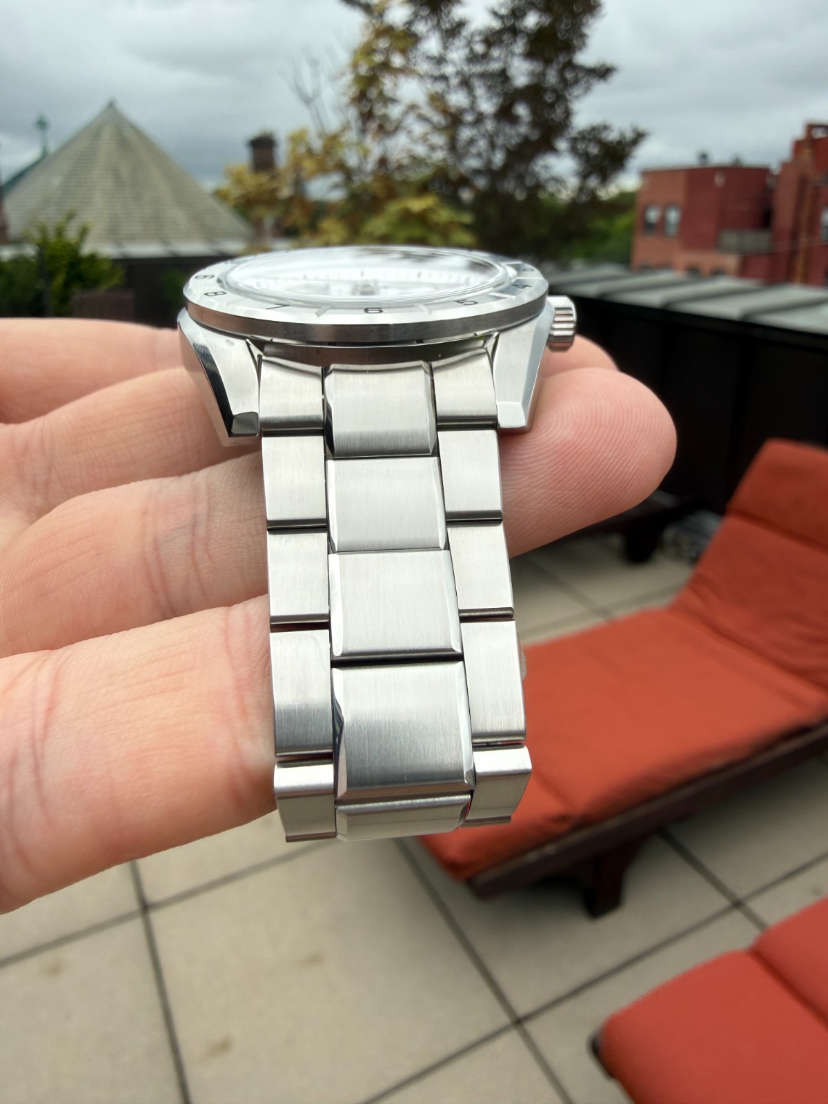 San Martin SN0130-B 42mm NH35 White Mother of Pearl