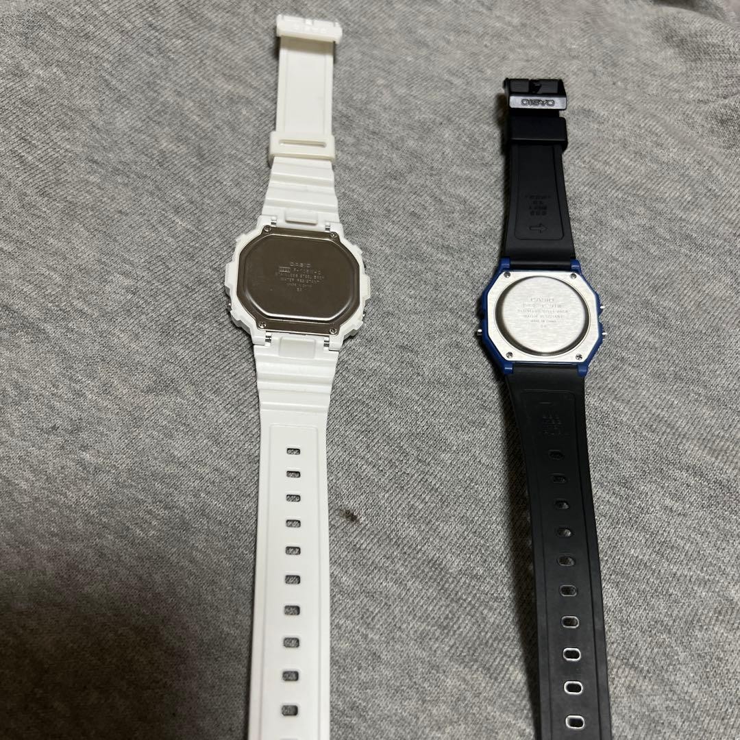CASIO Digital Watch Set of 2: F-91W & F-108WHC