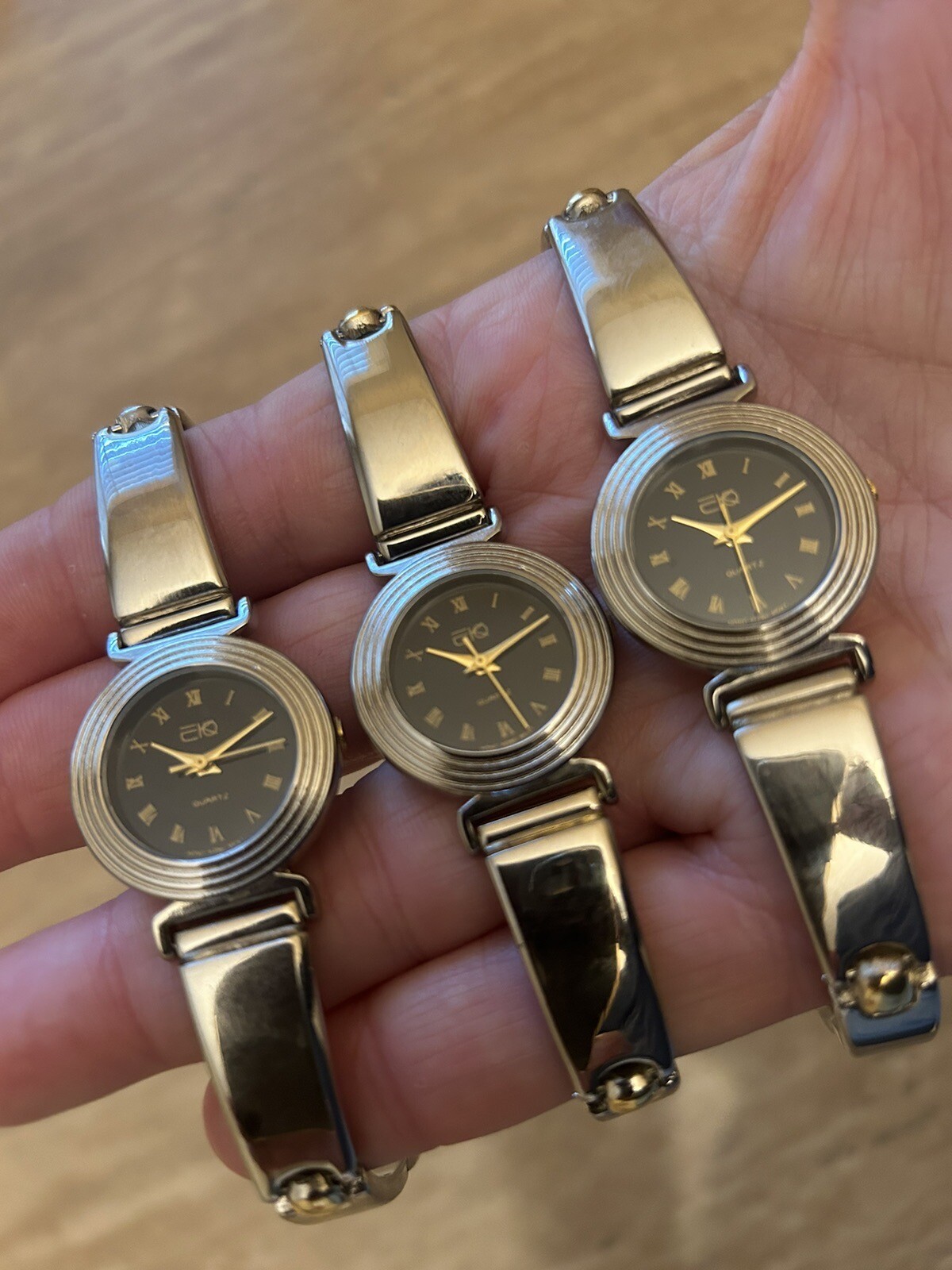3 New EKO 2tone Japan Quartz Watches (the Buyer Will Receive all 3 Watches)
