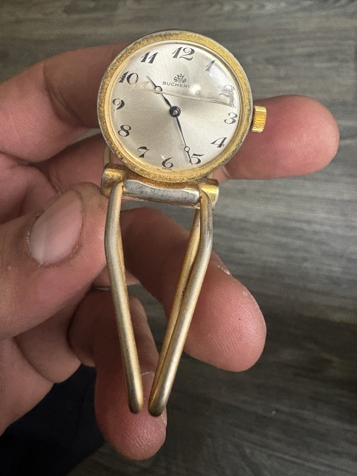 Bucherer Men’s Vintage Automatic Watch Gold Tone None Working