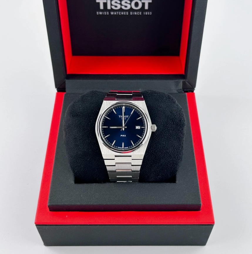 Tissot Men’s Classic PRX/316L Blue Stainless Steel Watch T137.410.11.041.00