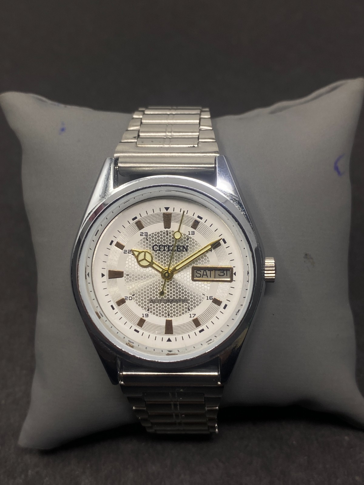 Vintage Citizen Automatic 8200A Japan Movement Day-Date Men’s Wrist Watch