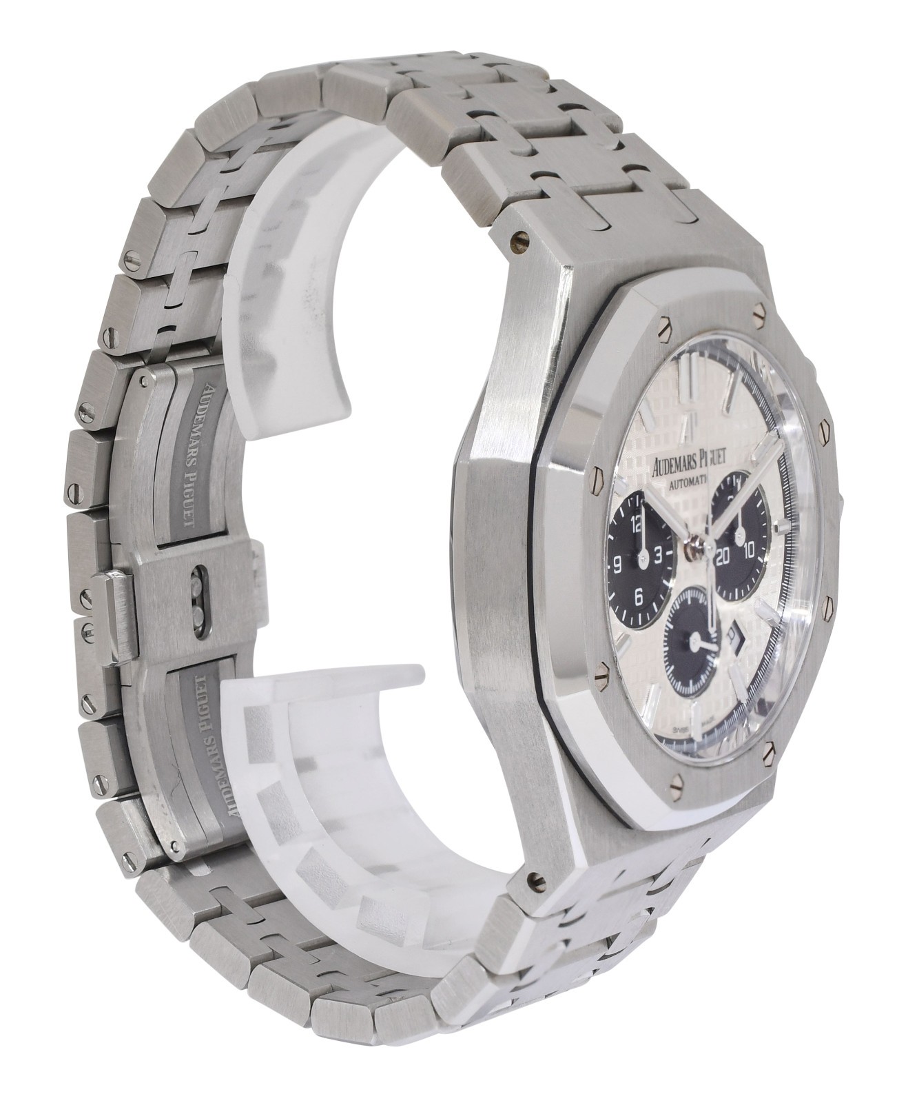 Audemars Piguet Royal Oak Chronograph Silver Panda 41mm Watch B/P ’17 26331ST