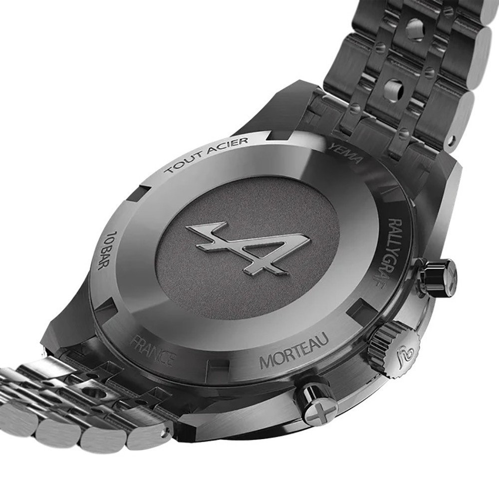 YEMA Rallygraf Alpine Chronograph Hybrid Steel Mechanical Quartz Men’s Watch