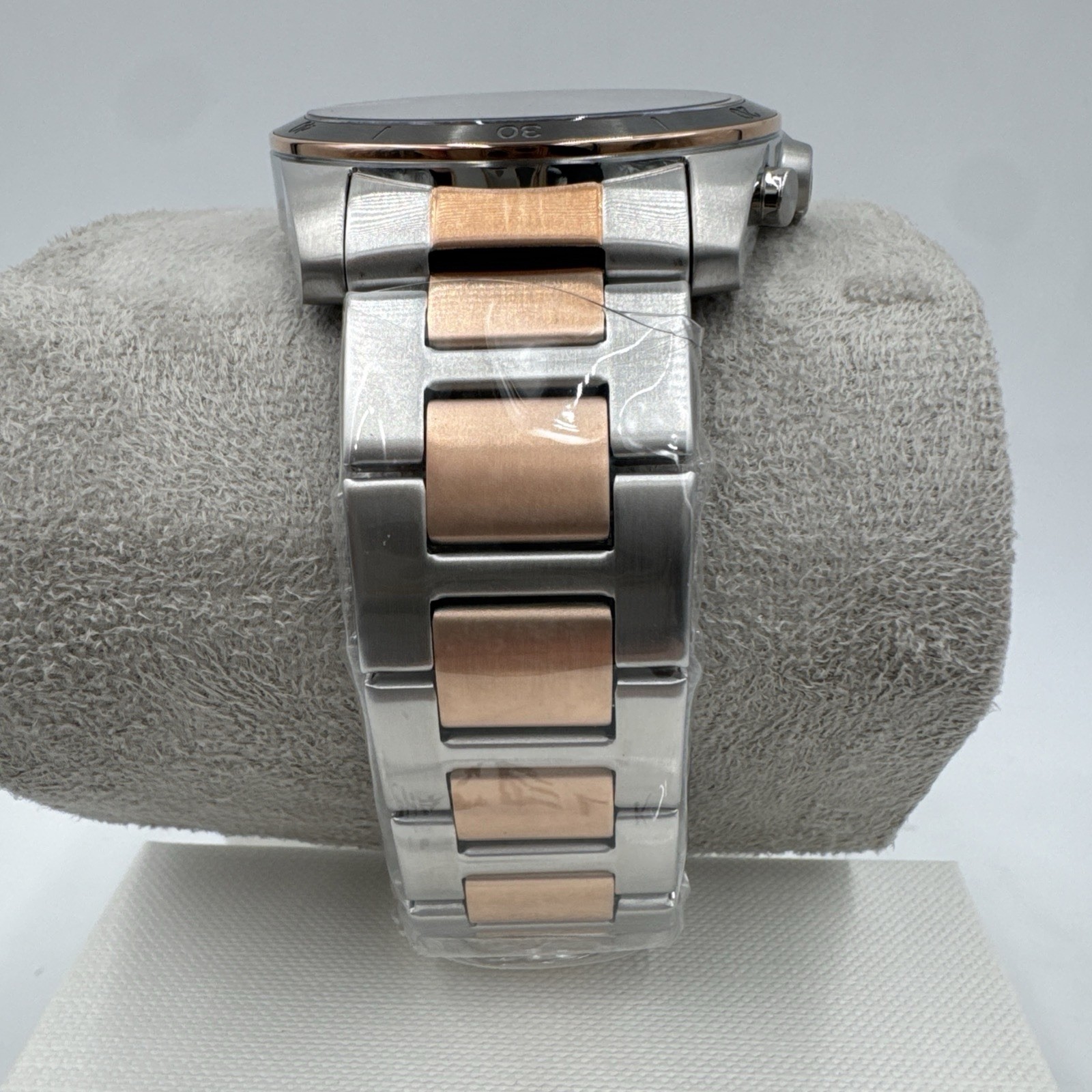 NEW AUTHENTIC MICHAEL KORS OVERSIZED ALEK SILVER ROSE GOLD MK8902 MEN’S WATCH