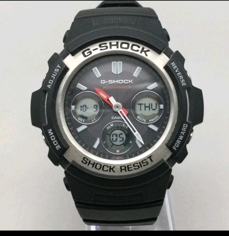 Casio G-Shock AWG-M100 5230 Tough Solar Mens 46mm Watch Black 200m NEW