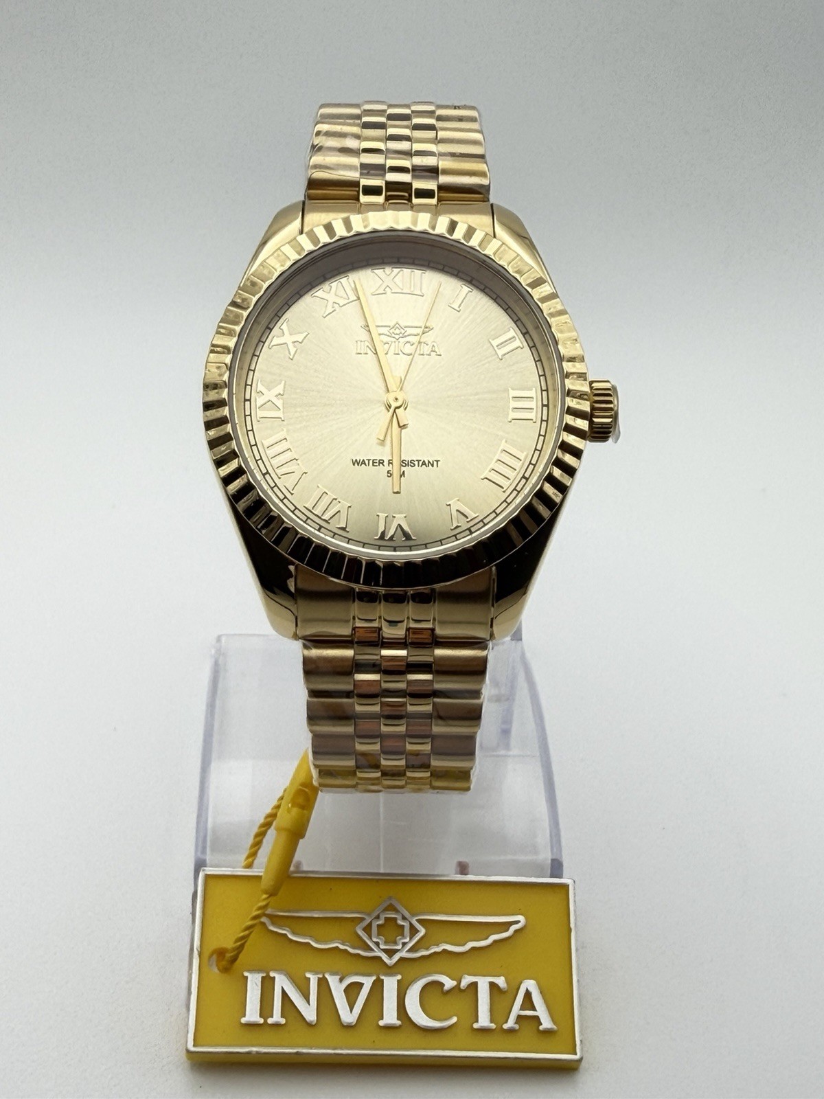 47418- Invicta Specialty Windsor Women’s Watch-36mm. Gold. Quartz movement.