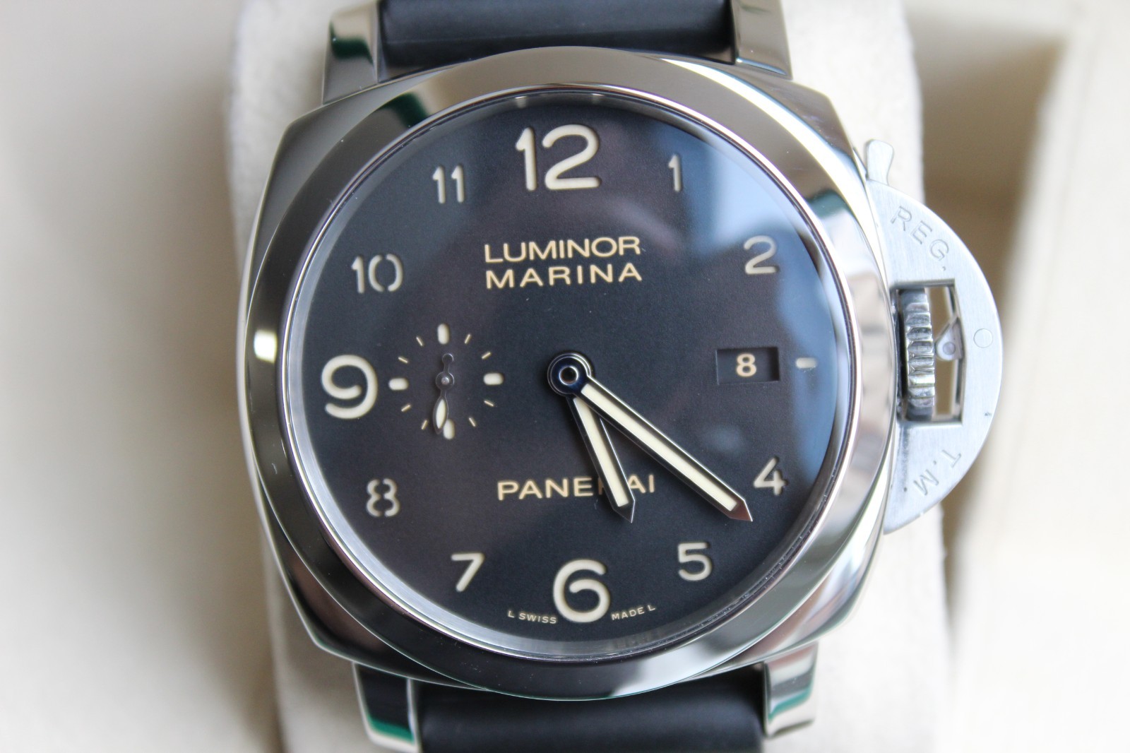 Panerai PAM359 PAM00359 PAM 359 Luminor Marina 1950 3 Days Box Papers Dirty Dial