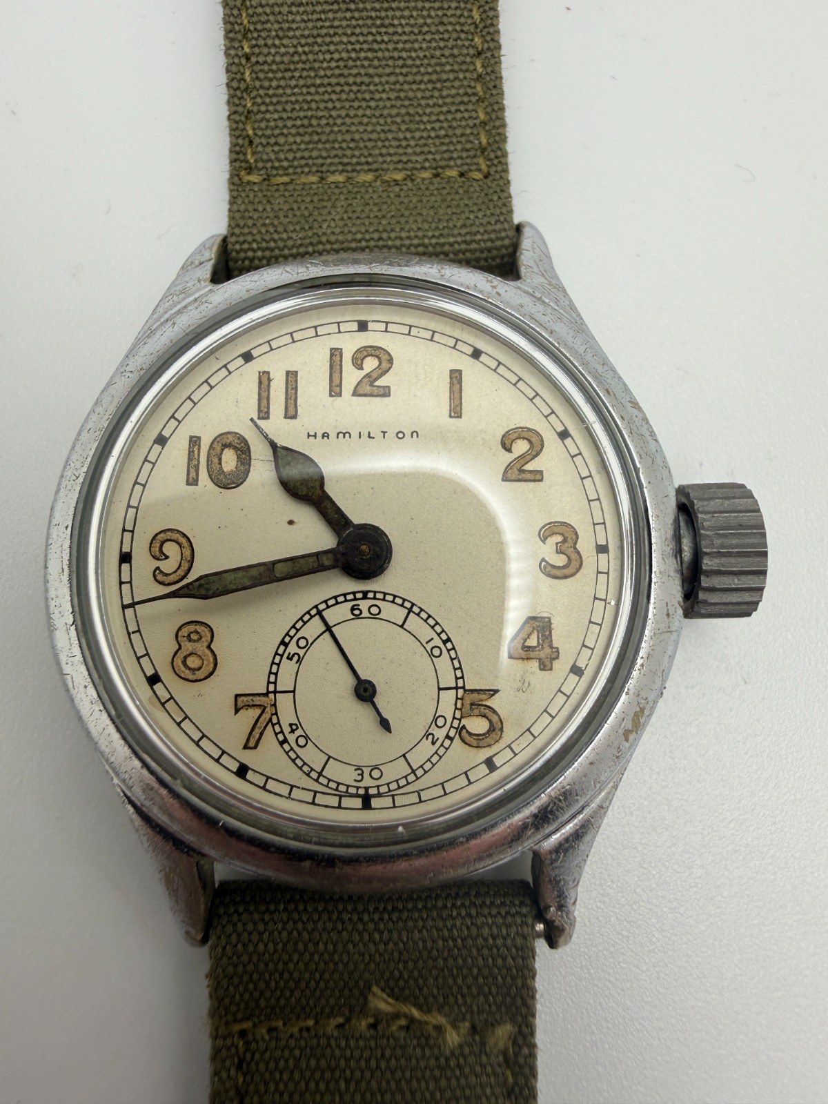 1942 Hamilton Grade 987A ORD WW2 Military Watch – Serviced