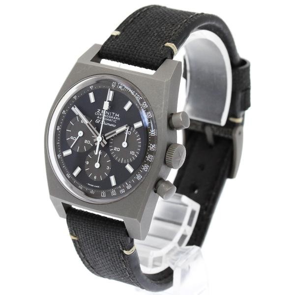ZENITH CHRONOMASTER REVIVAL SHADOW 97.T384.4061/21.C822 37mm Ti Black #C22250