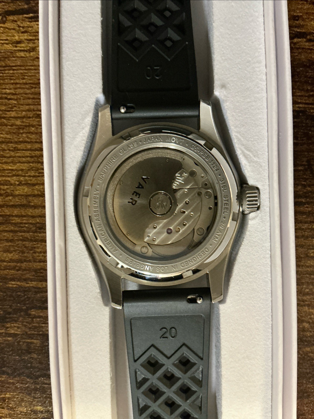 Vaer G5 Pacific Steel GMT 39mm Automatic Watch USA