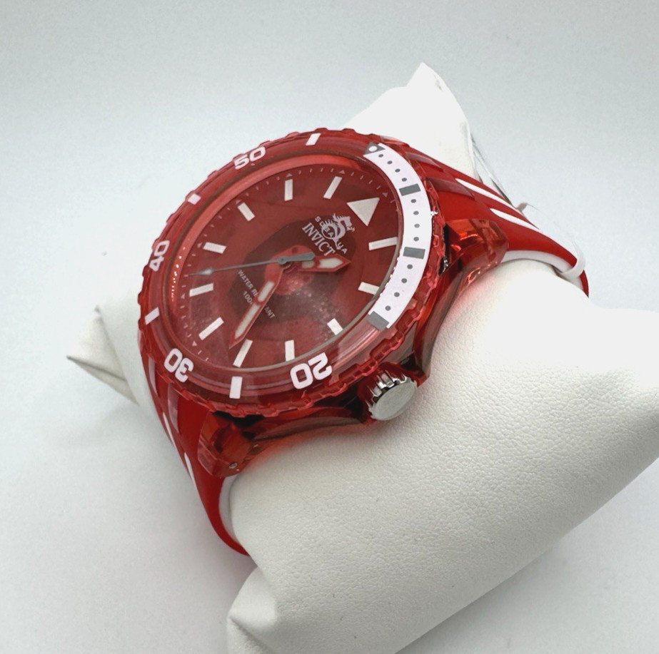 Invicta Subaqua Men’s Watch – 44mm, Red New In Box (69450)