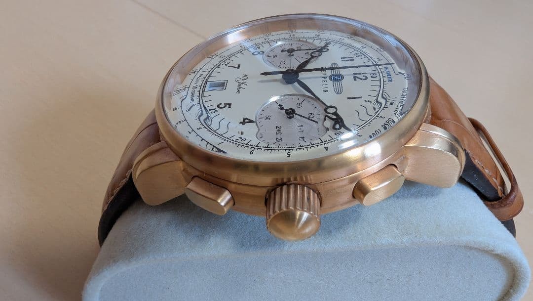 Zeppelin 100 Years Chronograph 7676-5 Quartz Watch Used