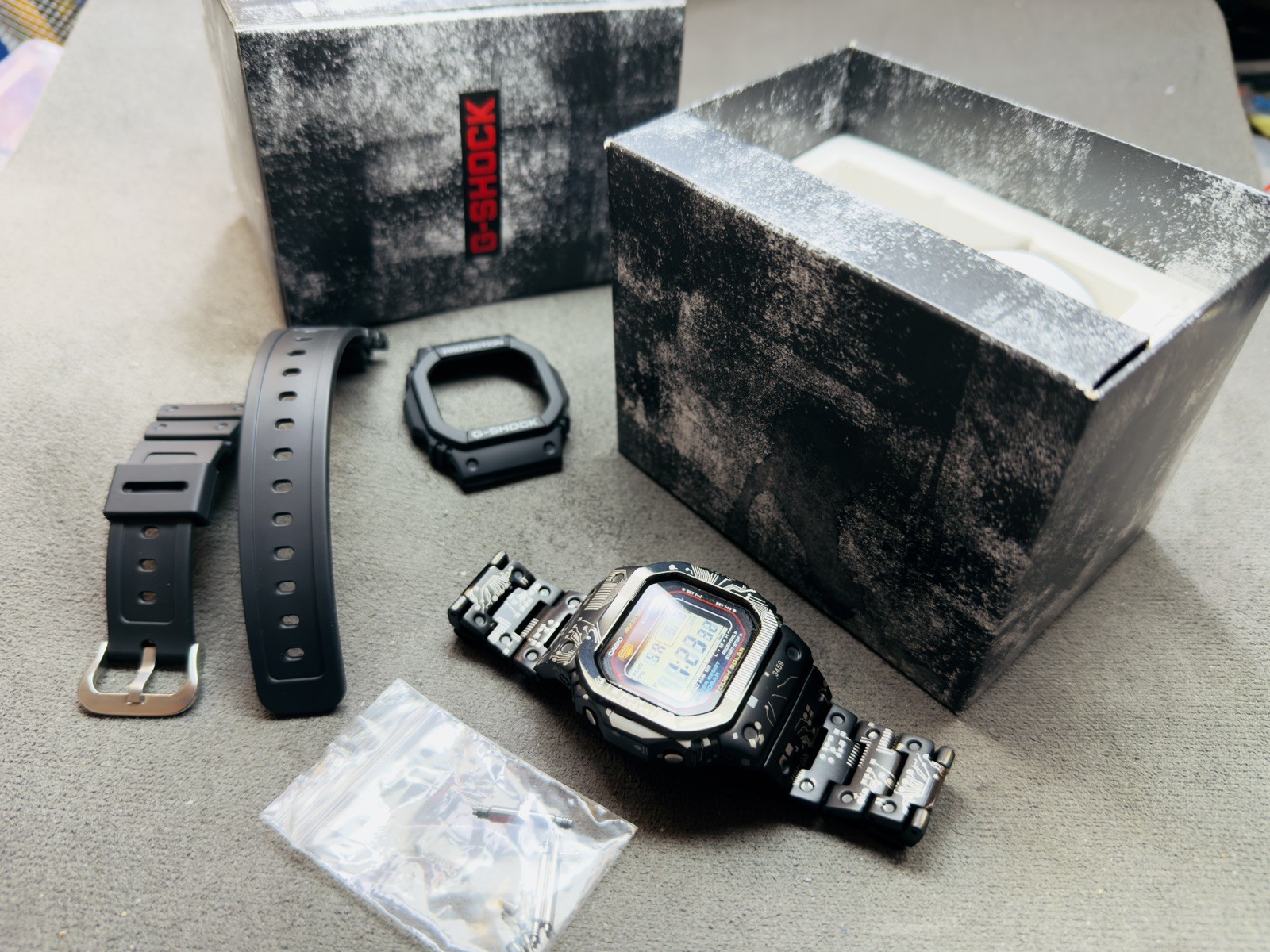 Custom Solid Titanium CASIO G-SHOCK GW-M5610U-1ER Mod