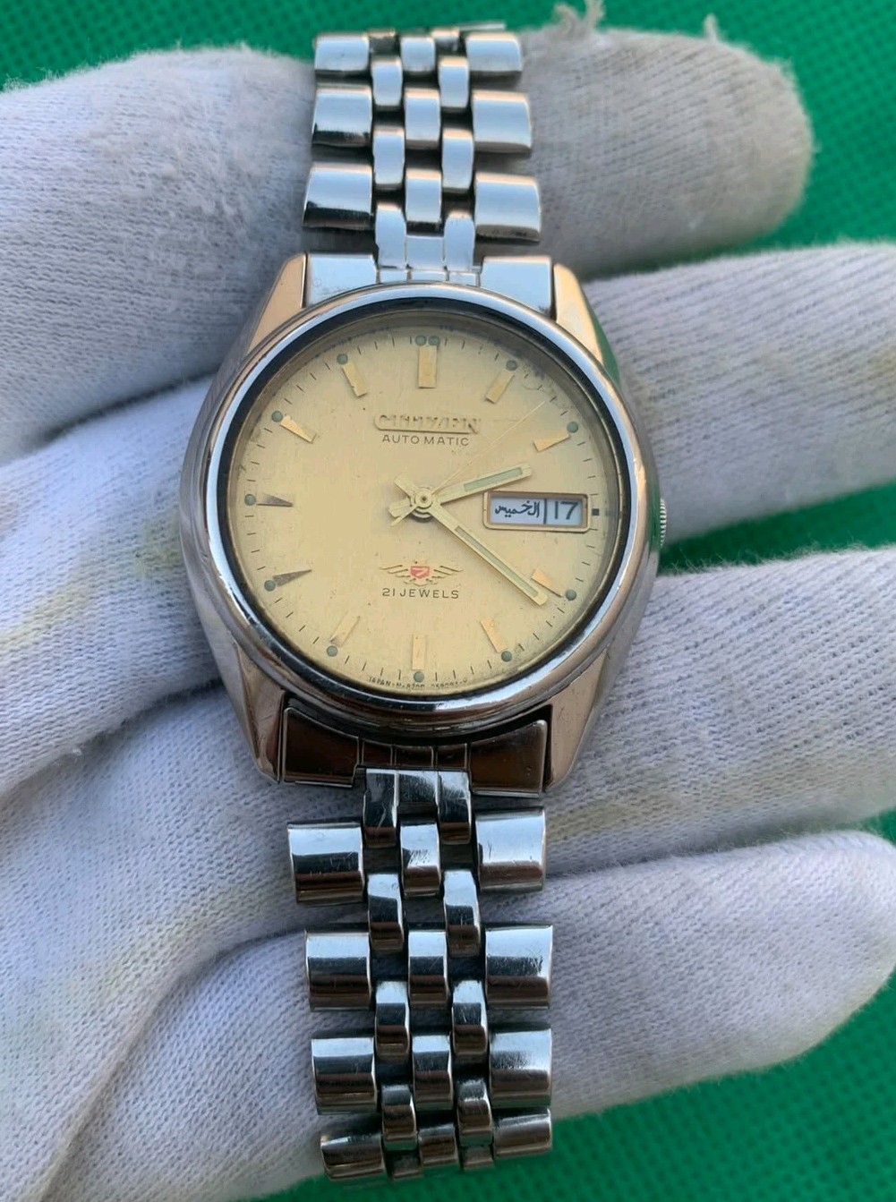 Vintage Citizen Automatic Stainless Steel men Wristwatch made in Japan