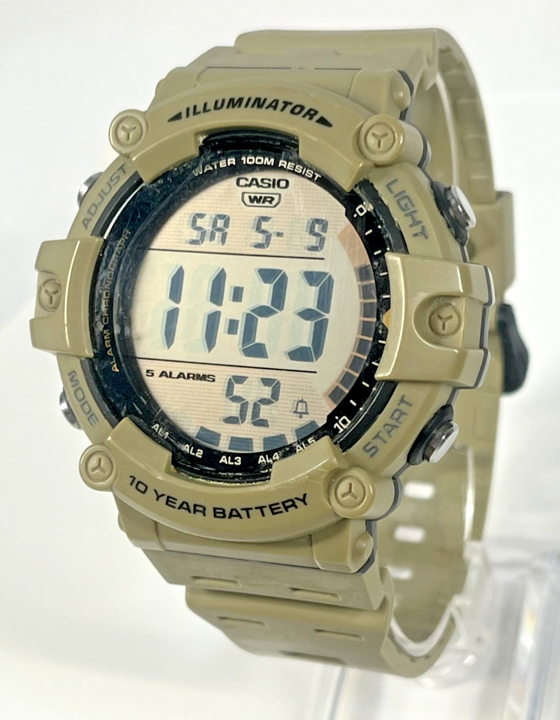 Casio Men’s Beige Digital Watch – AE1500WH-5AV 51MM