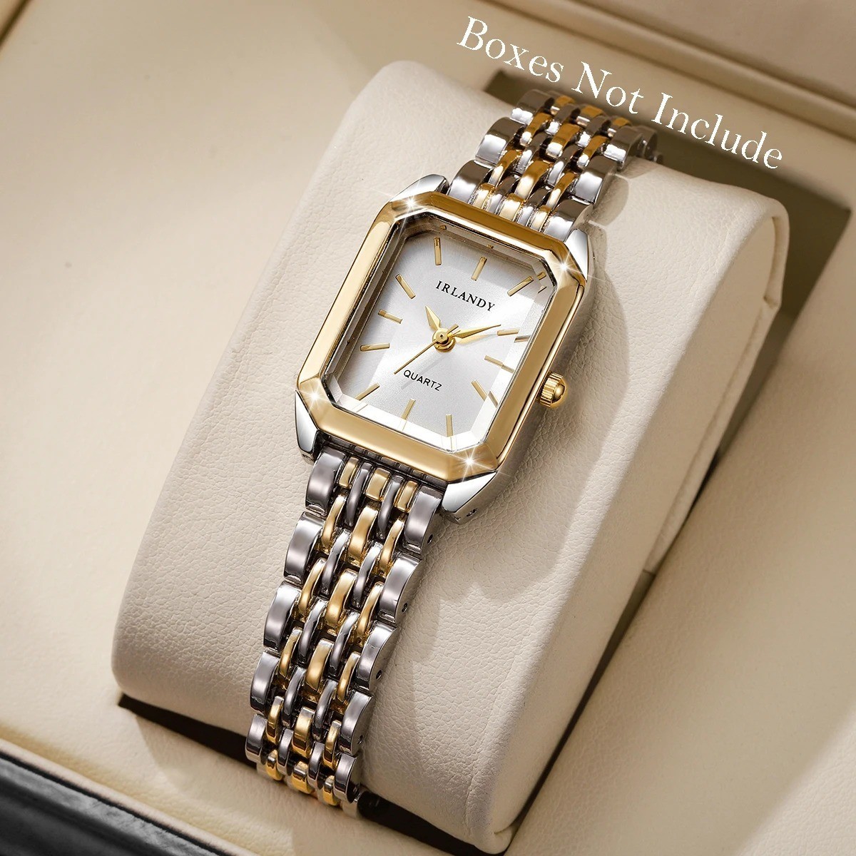 Women’s Rectangle Quartz Watch Steel Strap Bracelet Wrist Watch Cute Ladies Gift