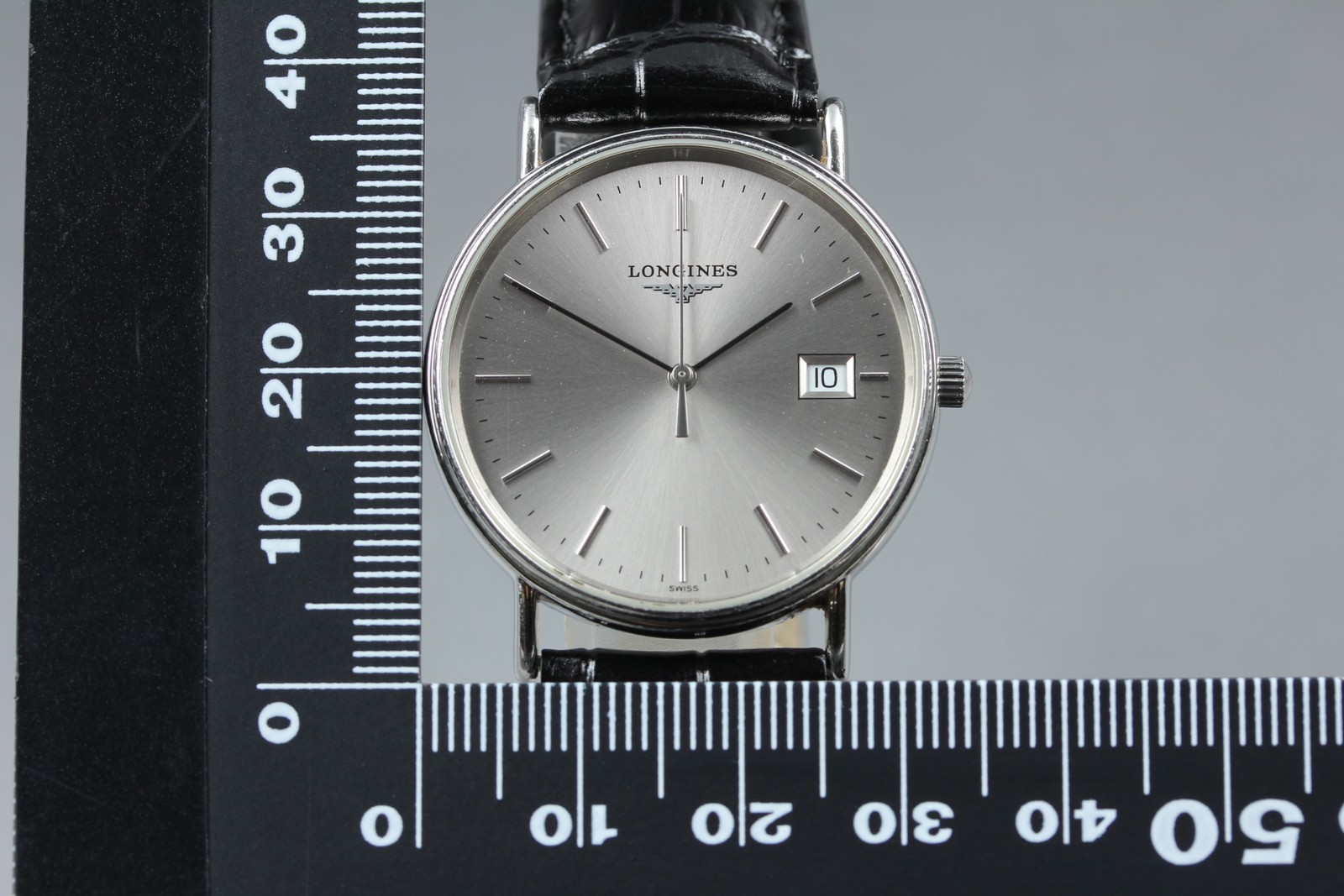 [N MINT] Longines Grand Classic L4.720.4 32mm Silver Dial Date Qz Men’s Watch