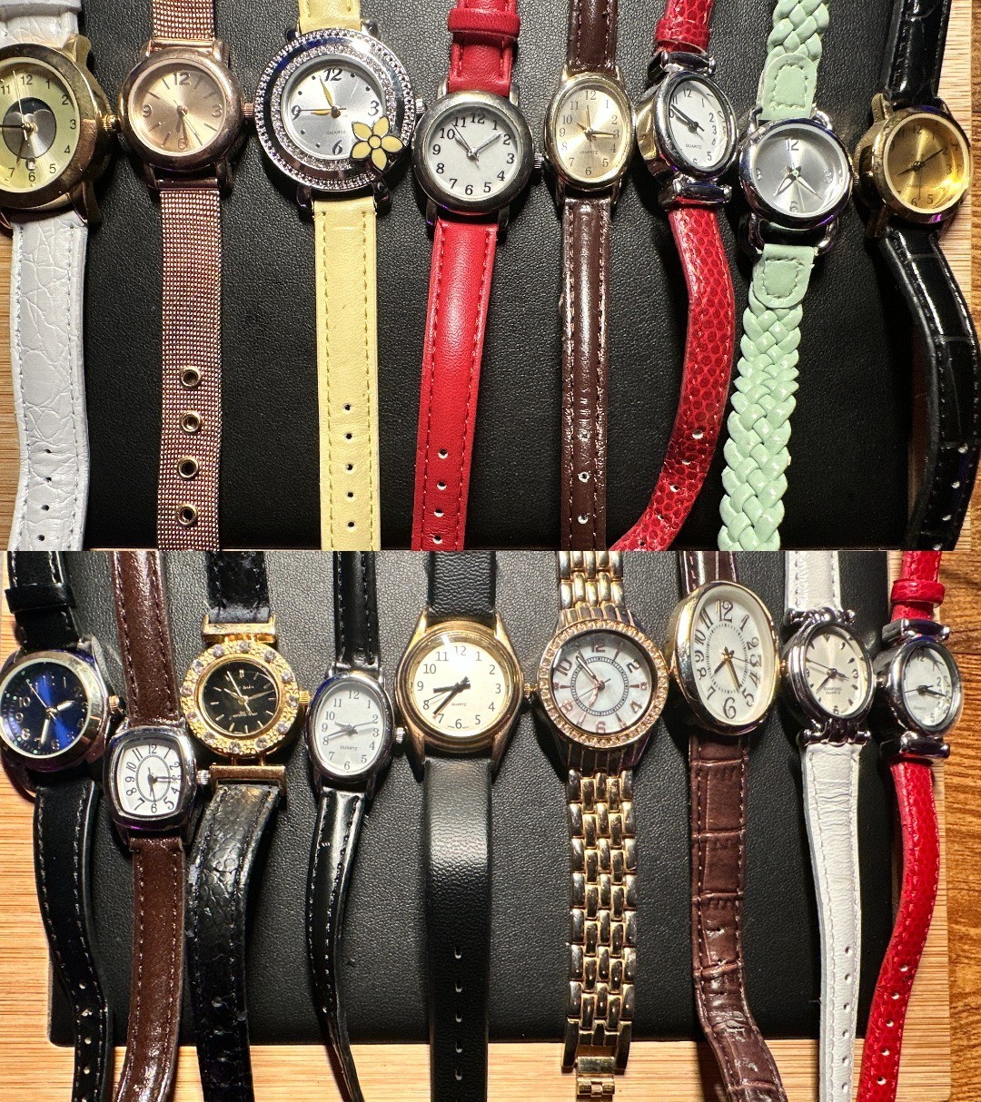 Lot of 17 Vintage Watches For Parts or Repair – Mixed Brands