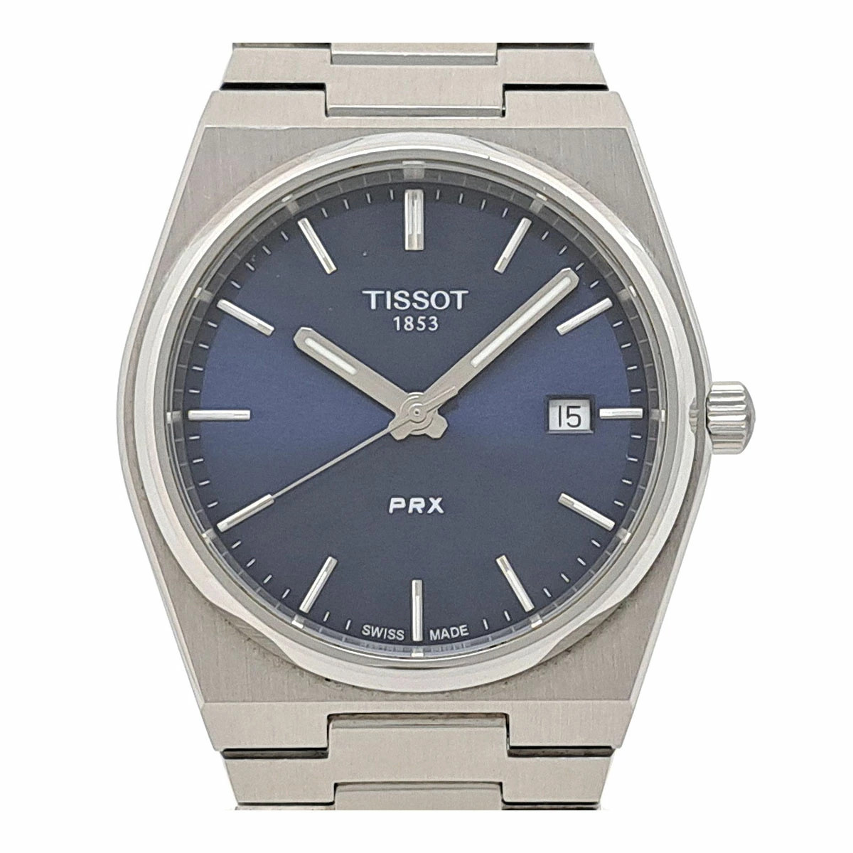 Tissot PRX T137.410.11.041.00 Stainless Steel 40mm Navy Dial Quartz #TSW790