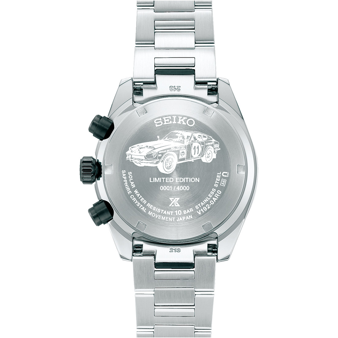 Seiko Prospex Sea SSC957P1 Mens Silver Black Stainless Steel Analog Watch 41.4mm