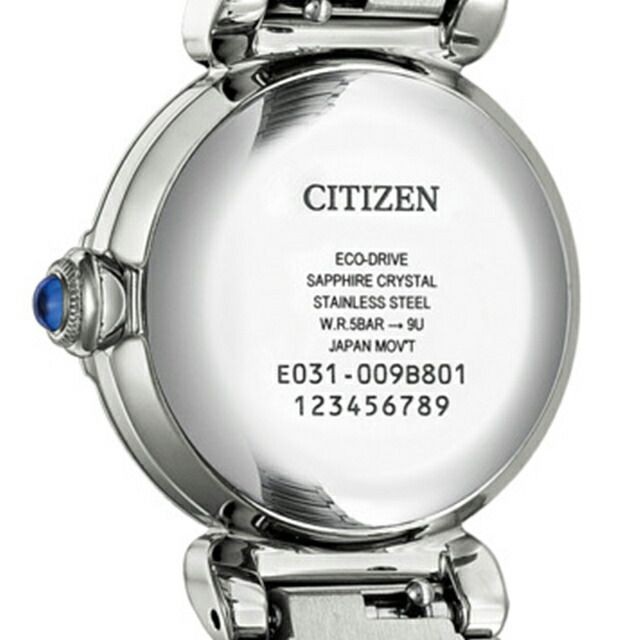 Citizen L EM1120-87L Solar Dress Watch Womens wrist 17cm Sapphire Dial