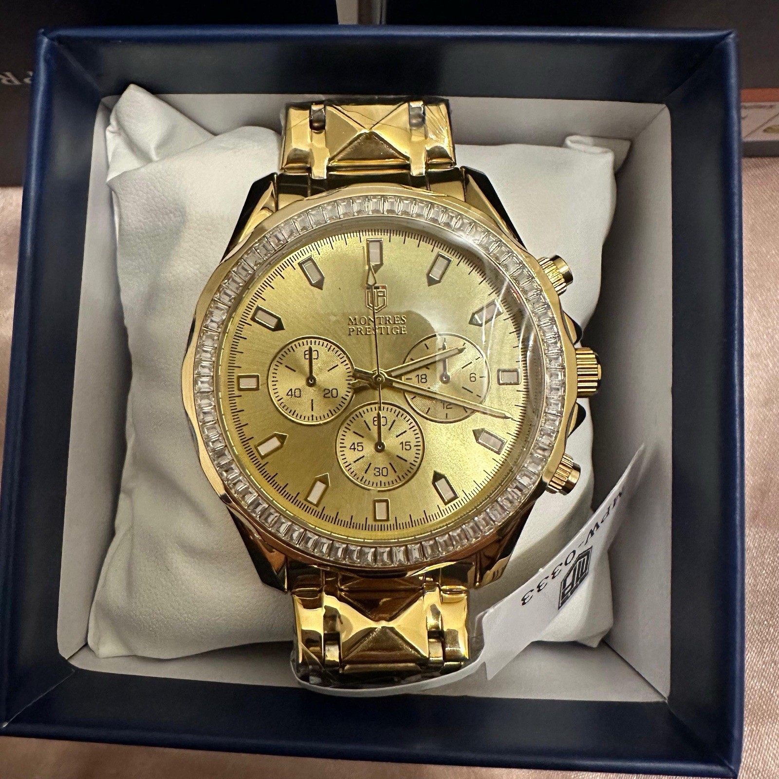 Montres Prestige X InvictaMen’s Watch – 44.5mm, Gold (MPW-0333)