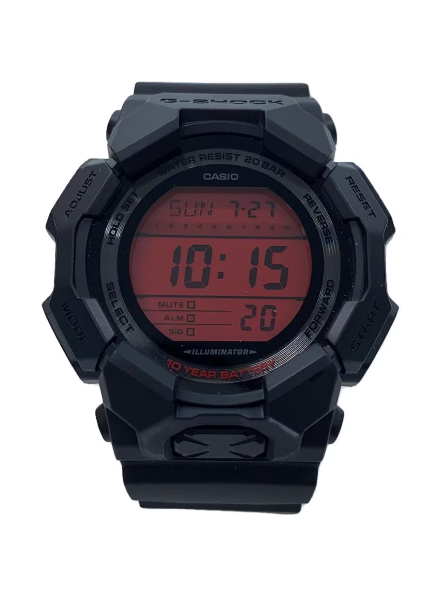 CASIO Quartz Watch G SHOCK Digital Rubber Red Black GD 010BBR 1JF