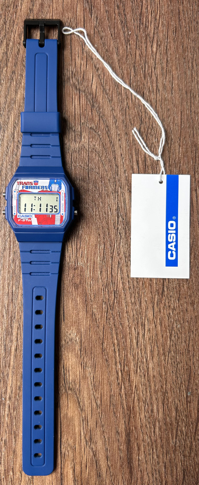 Custom Casio F-91 ‘Transformers’