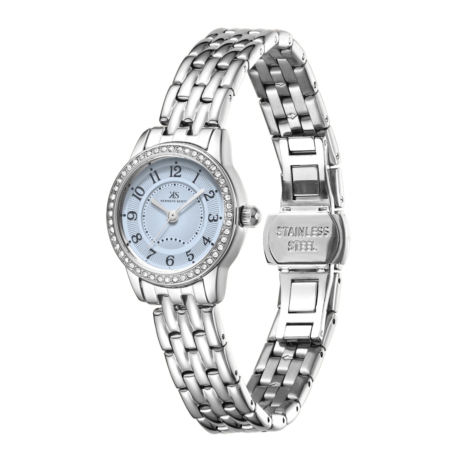 Kenneth Scott Women’s Analog Watch | Blue Dial, 23mm, 30 m (3 ATM)