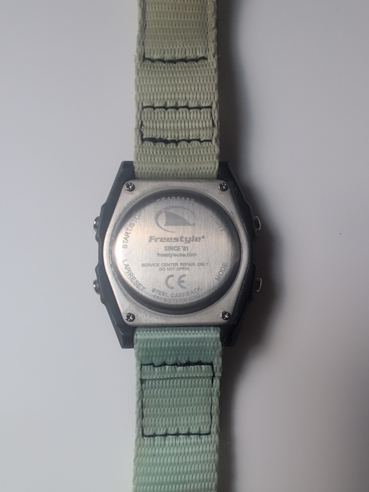 AW30 Shark Freestyle Signature Shark Leashstrap Watch Timer Working New Battery