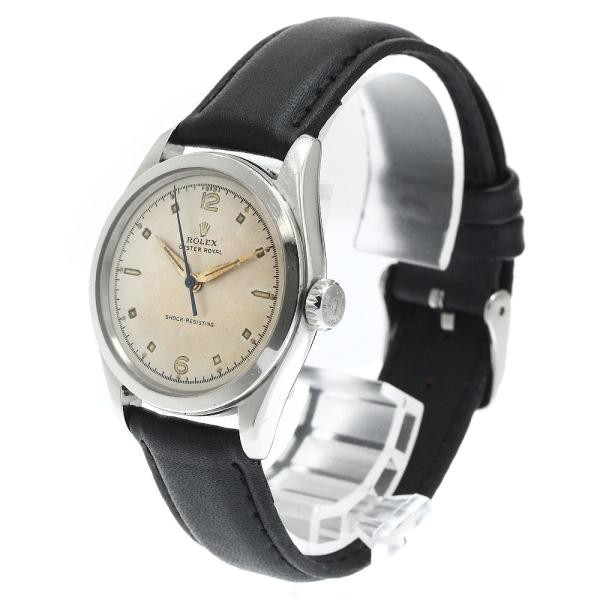 Rolex Oyster Perpetual 6144 32mm SS Silver Dial Hand-Winding Watch #C6564