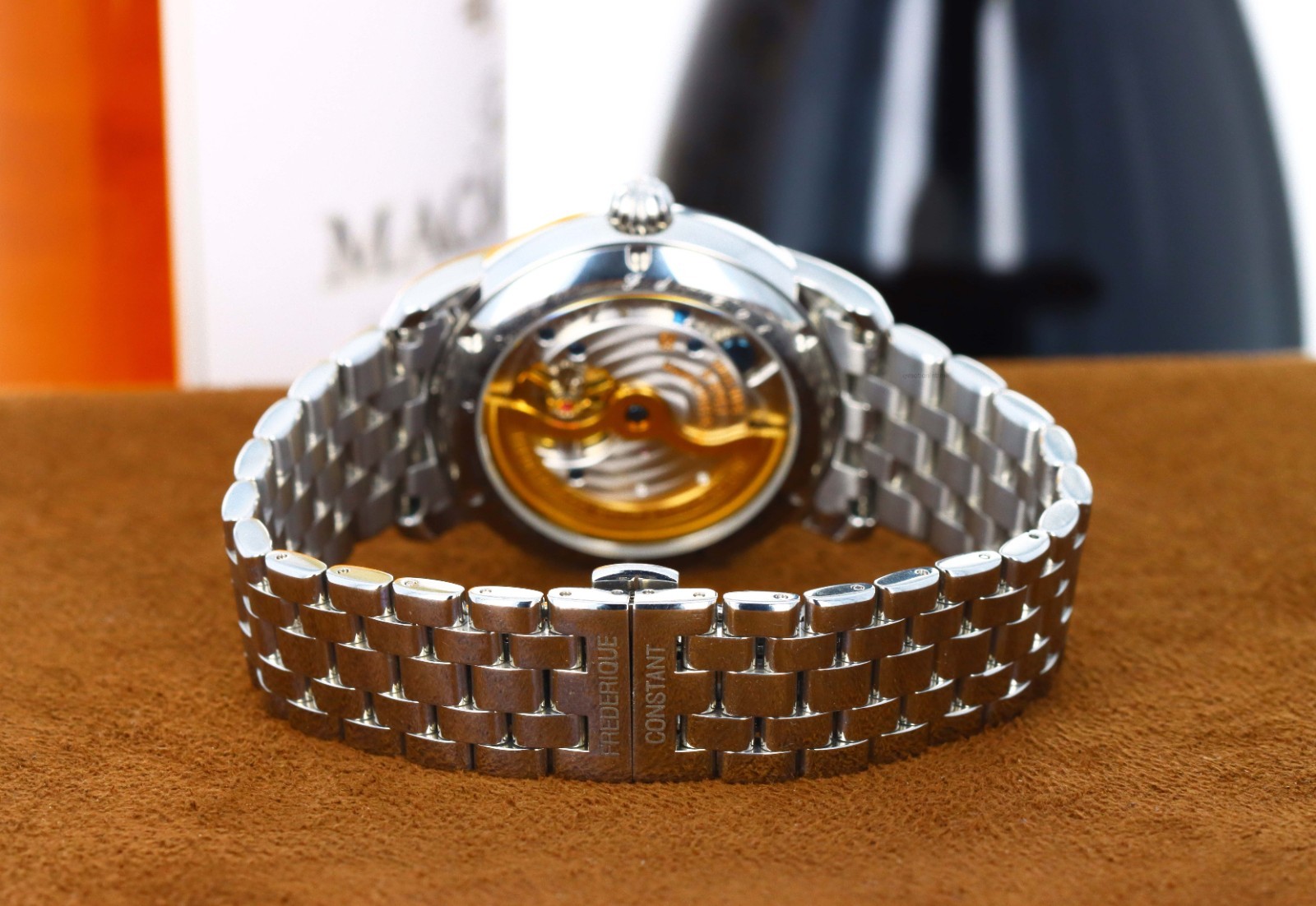 Frederique Constant Classic Worldtimer Manufacture -Stainless Steel FC-718WM4H6B