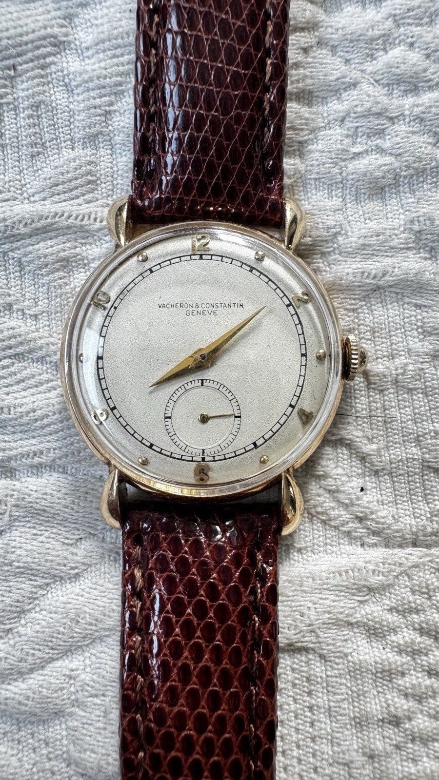 VACHERON CONSTANTIN VINTAGE 14K MIDSIZE 29MM GRO