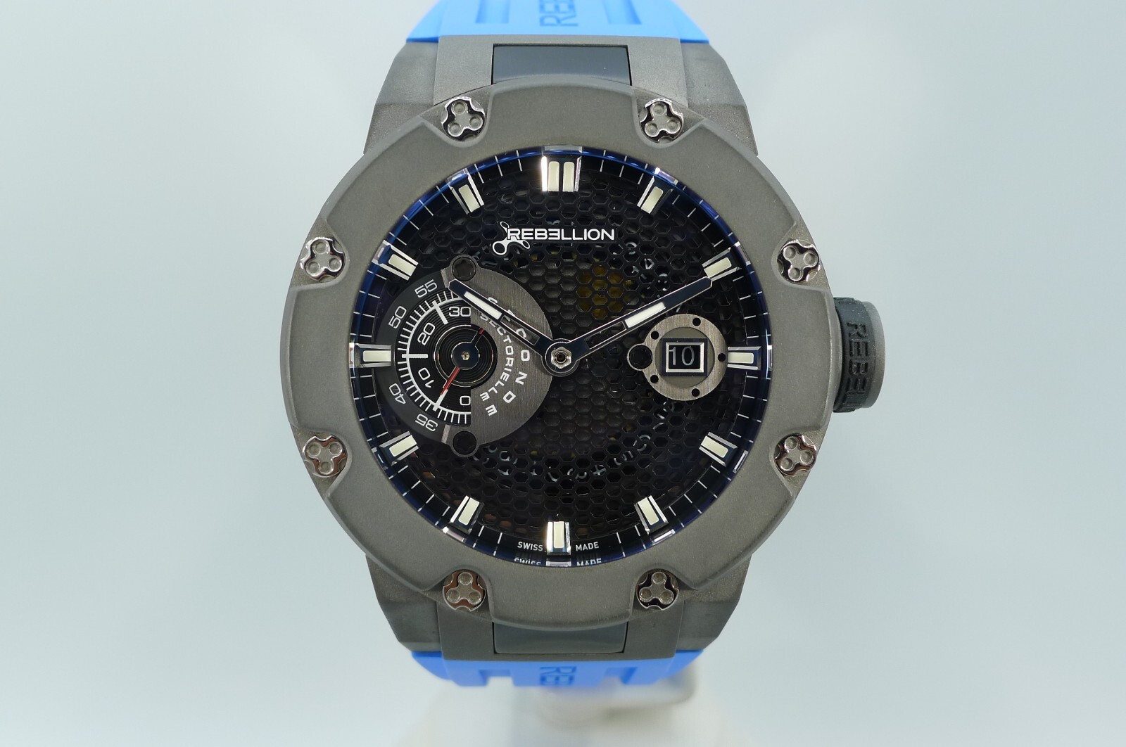 REBELLION PREDATOR TITANIUM 48MM LIMITED 100M SWISS AUTOMATIC RARE