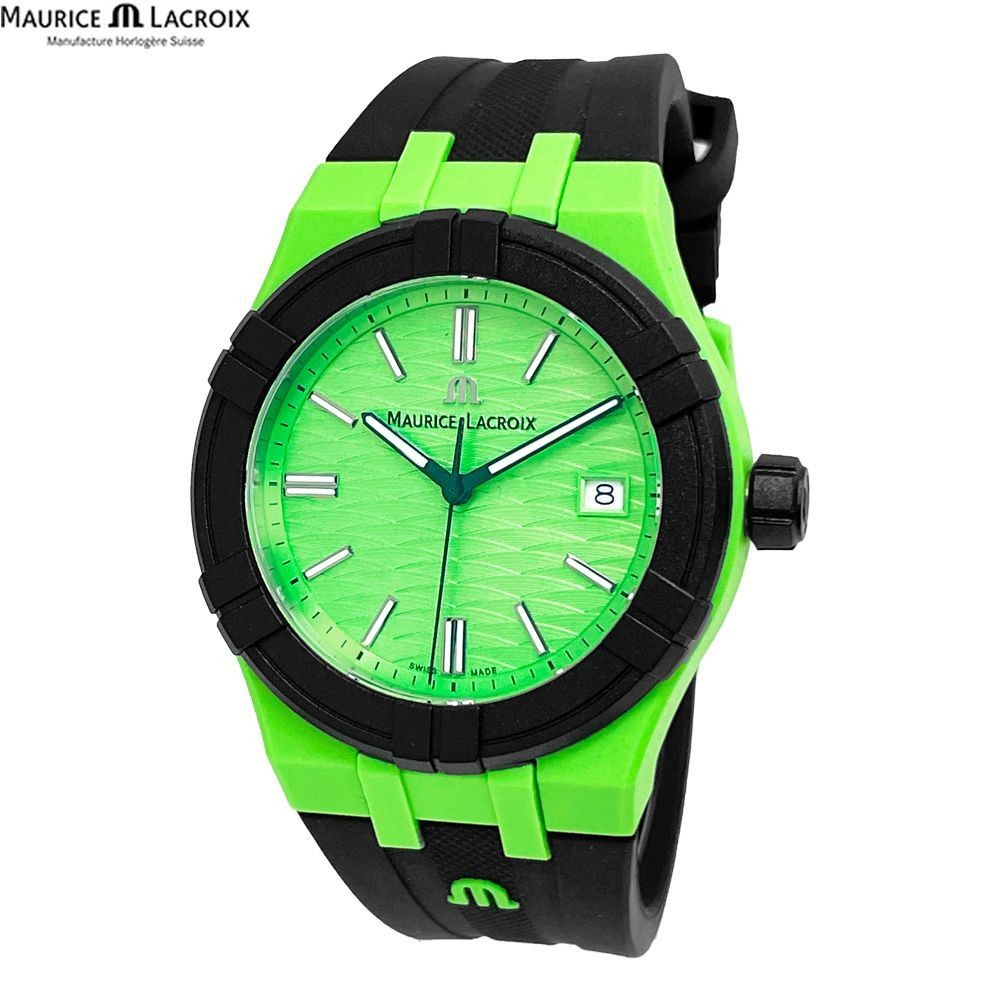 Maurice Lacroix Watch New Icon Tide AI2008 70070 300 0 Green Dial Quartz