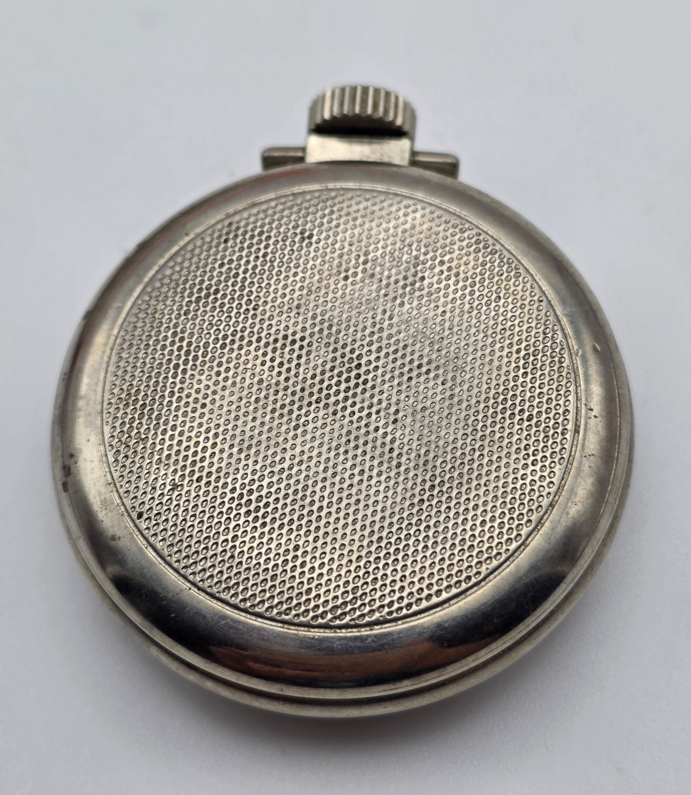 Westclox Scotty Black Dial Manual Wind Pocket Watch USA Working Vintage