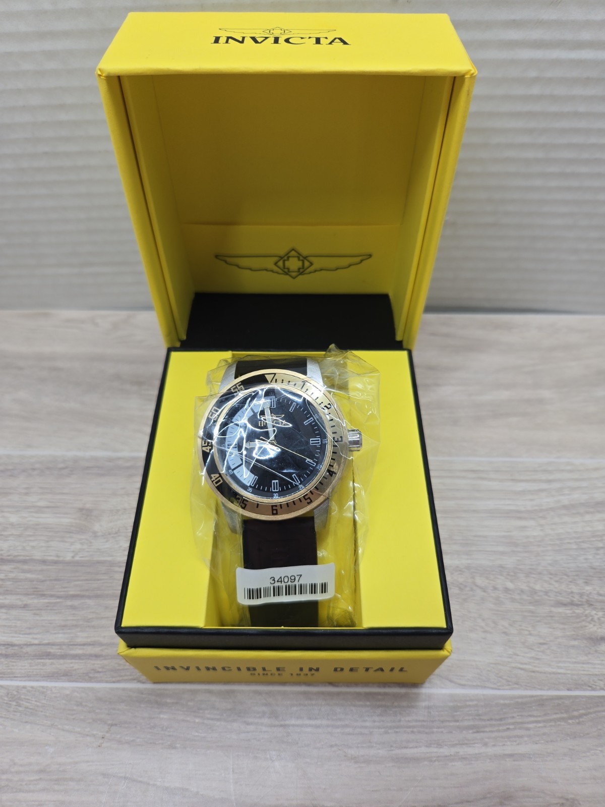 Invicta Specialty Quartz Black and White Dial Men’s Watch 34097