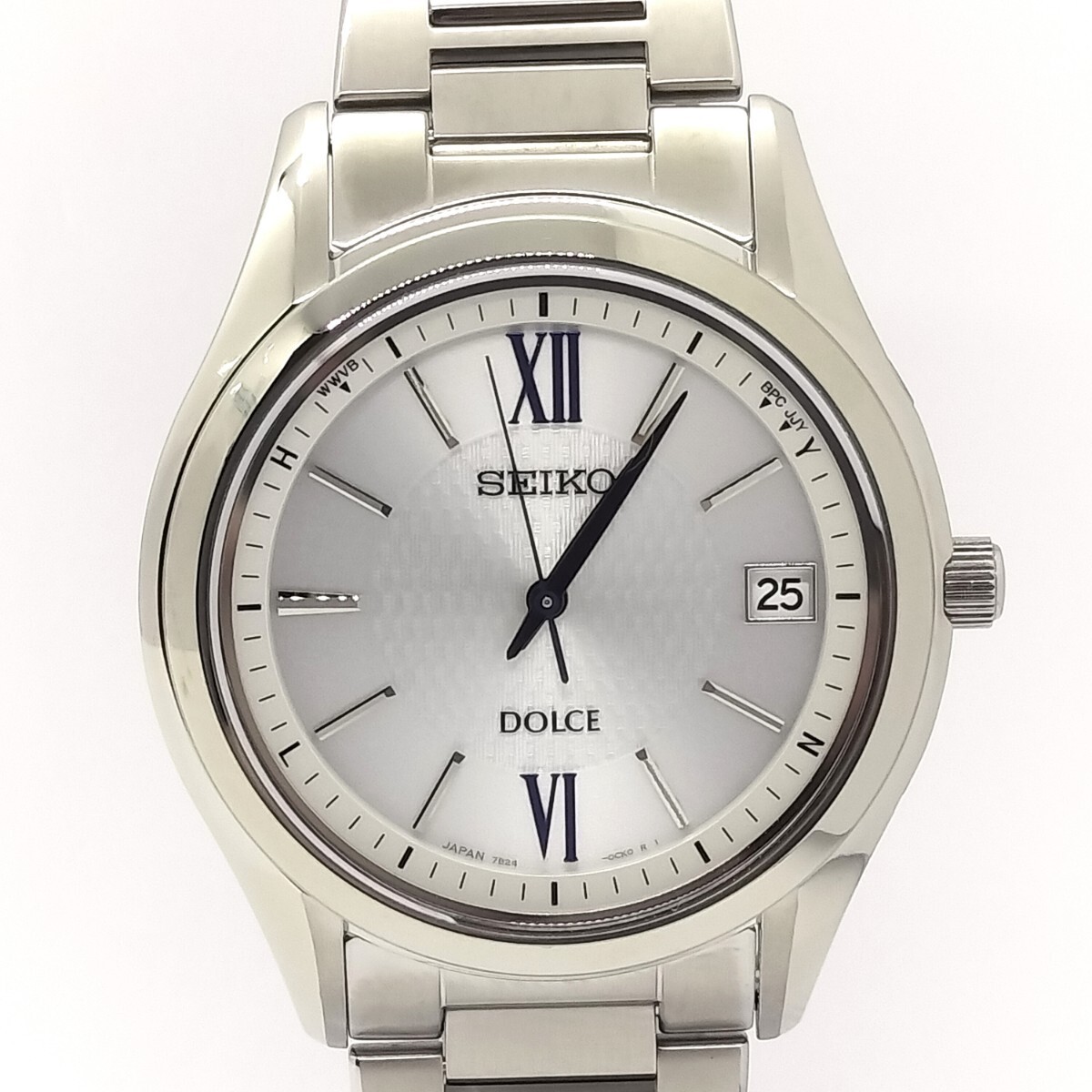 Extreme condition SEIKO DOLCE SADZ185 Solar Radio Wave Men’s wristwatch with box
