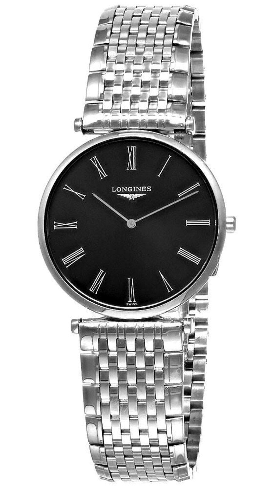 LONGINES La Grande Classique Quartz 33MM Black Dial Unisex Watch L4.709.4.51.6