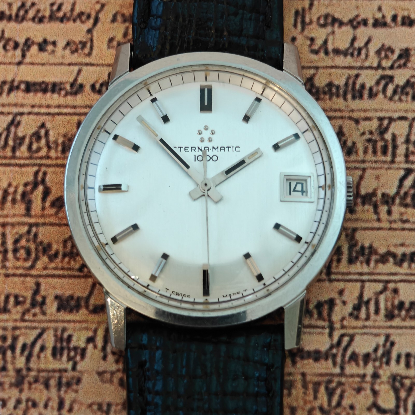 Eterna Eternamatic 1000 Swiss Automatic Vintage Watch
